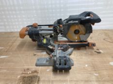 Evolution R210SMS Sliding Mitre Saw Serial no. E2123UK05895 (2021). Location: Tunbridge Wells. There