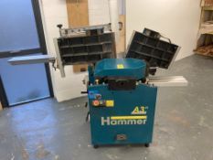 Hammer A3-31 Planer Thicknesser Serial no. 50.02.101.04 (2004) 3 Phase Supply. Location: Tunbridge