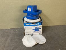 Silverline DIY 110W Orbital Car Polisher Serial no. 20195000566 (2019). Location: Tunbridge Wells.