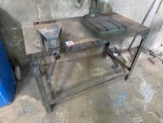 Steel Workbench with 150mm Paramo No. 6 Vice, Measurements (Not Including Vice) Approx. 820mm h x