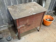 Steel Storage Cabinet, Approx. 680mm h x 720mm w x 510mm d, Note: Collection must be made strictly