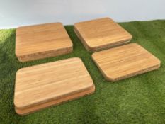 10no. Various Size Wooden Chopping Boards