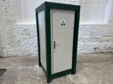 Portable Toilet Block, 2385mm h x 1110mm w x 1210mm
