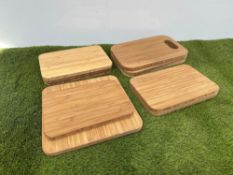 10no. Various Size Wooden Chopping Boards