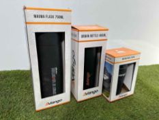 Boxed & Unused Vango Magma Flask 750ml, Urban Bottle 460ml & Magma Mug 240ml