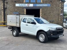 2021 Isuzu D-Max Crew Cab Pick-Up Truck with Harsh Rigid-Lift Tipper Body, REG: WG21 HYM,