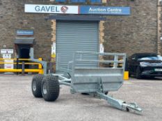 ATV Twin Axle Log Hauler Trailer, Overall Measurements 1010mm h x 1470mm w x 3000mm l, Ref No. 1