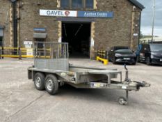 Ifor Williams Twin Axle Plant Trailer, Type: 2Hb GX85, Serial Number: SCKD00000L0784989, Gross