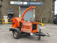 2018 Timberwolf TW230 DHB Towable Chipper, Hours: 643.7, Diesel, Serial Number: 35A4JS209138, Ref: