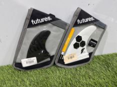 Unused Futures SB1 Alpha Sidebite Fins & Futures AM 2 Thermotech Fins, Combined RRP; £74.99 Inc.