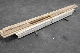 5no. Lengths of 4” x 2” x 4200mm Timber, Ratchet Strap Not Included