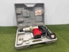 Power Devil Corded SDS Drill 240V, With Case, Please Note: Clips Missing From Case