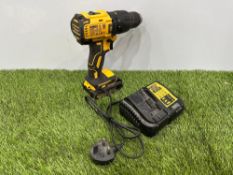 DeWalt DCD778 Cordless Compact Hammer Drill with Battery; 18V & DeWalt DCB113 Battery Charger; 230V