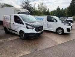 Unreserved Online Auction - 2019 Vauxhall Vivaro 2900 Sportive & 2018 Ford Transit Custom 300