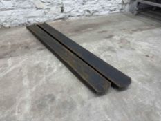 2no. Invicta IFE572HDBO-M/F Fork Extensions 1900 x 150 x 70mm, Rated Cap Per Extension 2000KG