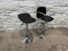 2no. Fabric Upholstered Stools