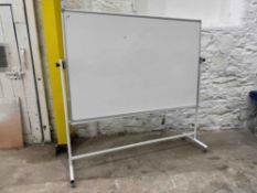 Mobile Double Sided Whiteboard