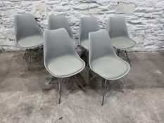 6no. Padded Chairs 500 x 550 x 820mm