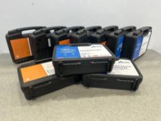 10no. Plastic Padded Carry Cases as Lotted