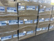 3no. Packs of Gryphonn Buff Riven Concrete Slabs 600mm x 600mm x 38mm, 25no. Per Pack