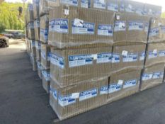 3no. Packs of Gryphonn Buff Riven Concrete Slabs 600mm x 600mm x 38mm, 25no. Per Pack