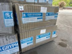 2no. Packs of Gryphonn Buff Plain Concrete Slabs 450mm x 450mm x 35mm, 25no. Per Pack