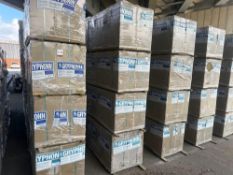4no. Packs of Gryphonn Buff Riven Concrete Slabs 600mm x 600mm x 38mm, 25no. Per Pack