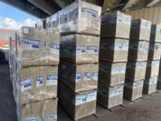 4no. Packs of Gryphonn Buff Riven Concrete Slabs 600mm x 600mm x 38mm, 25no. Per Pack