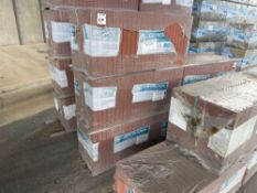 3no. Packs of Gryphonn Red Plain Concrete Slabs 450mm x 450mm x 35mm, 25no. Per Pack