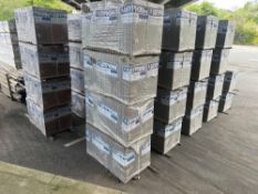 4no. Pack of Gryphonn Grey Riven Concrete Slabs 600mm x 600mm x 38mm, 25no. Per Pack