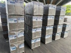 4no. Pack of Gryphonn Grey Riven Concrete Slabs 600mm x 600mm x 38mm, 25no. Per Pack