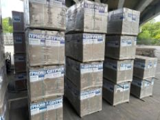 4no. Pack of Gryphonn Grey Riven Concrete Slabs 600mm x 600mm x 38mm, 25no. Per Pack