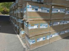 3no. Packs of Gryphonn Buff Riven Concrete Slabs 600mm x 600mm x 38mm, 25no. Per Pack