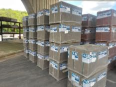 4no. Pack of Gryphonn Grey Riven Concrete Slabs 600mm x 600mm x 38mm, 25no. Per Pack
