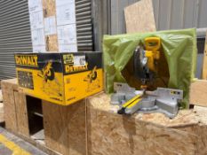 DeWALT DWS780 Corded Compound Sliding Mitre Saw 305mm 230V, With Box, Collection Location: