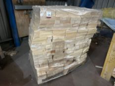 Pallet of Various Size Softwood Timber Blocks as Lotted, Collection Location: Swansea, Collection