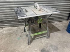 2021 Evolution Fury5-S Table Saw 230V, Collection Location: Swansea, Collection for this Lot Must