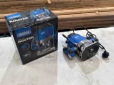 Draper 02520 Corded 1/2” Router 230V With Box, Collection Location: Swansea, Collection for this Lot