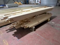 Quantity of Various Length Dry Grade Softwood Timber as Lotted, Collection Location: Swansea,