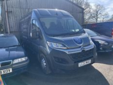 Citroen Relay Panel Van fitted with DCR pro wheel lathe - Registration LC22 WHD