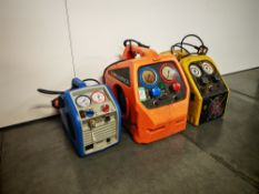 (3) Various refrigerant recovery machines