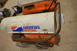 Andrews Oil Fired portable Heater