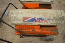 Andrews Oil Fired portable Heater
