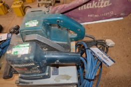 Makita Belt Sander & Bosch Orbital Sander