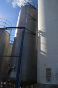 Rubert Sanderson & Sons Stainless Steel Cylindrical Storage Vessel