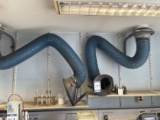 (2) Nederman Fume Extraction Arms