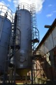 Rubert Sanderson & Sons Stainless Steel Cylindrical Storage Vessel