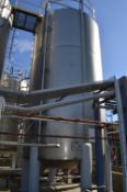 Rubert Sanderson & Sons Stainless Steel Cylindrical Storage Vessel