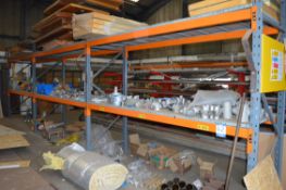 (3) Bays of Boltless Steel Pallet Racking