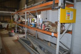 (3) Bays of Boltless Steel Pallet Racking